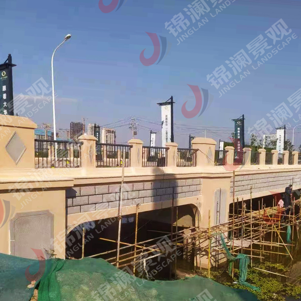 铸造石栏杆,铸造石挂板,晶铸石挂板,晶铸石栏杆,铸造石树池坐凳,泰科石树池,晶铸石,精铸石,泰科石,铸造石桥梁装饰