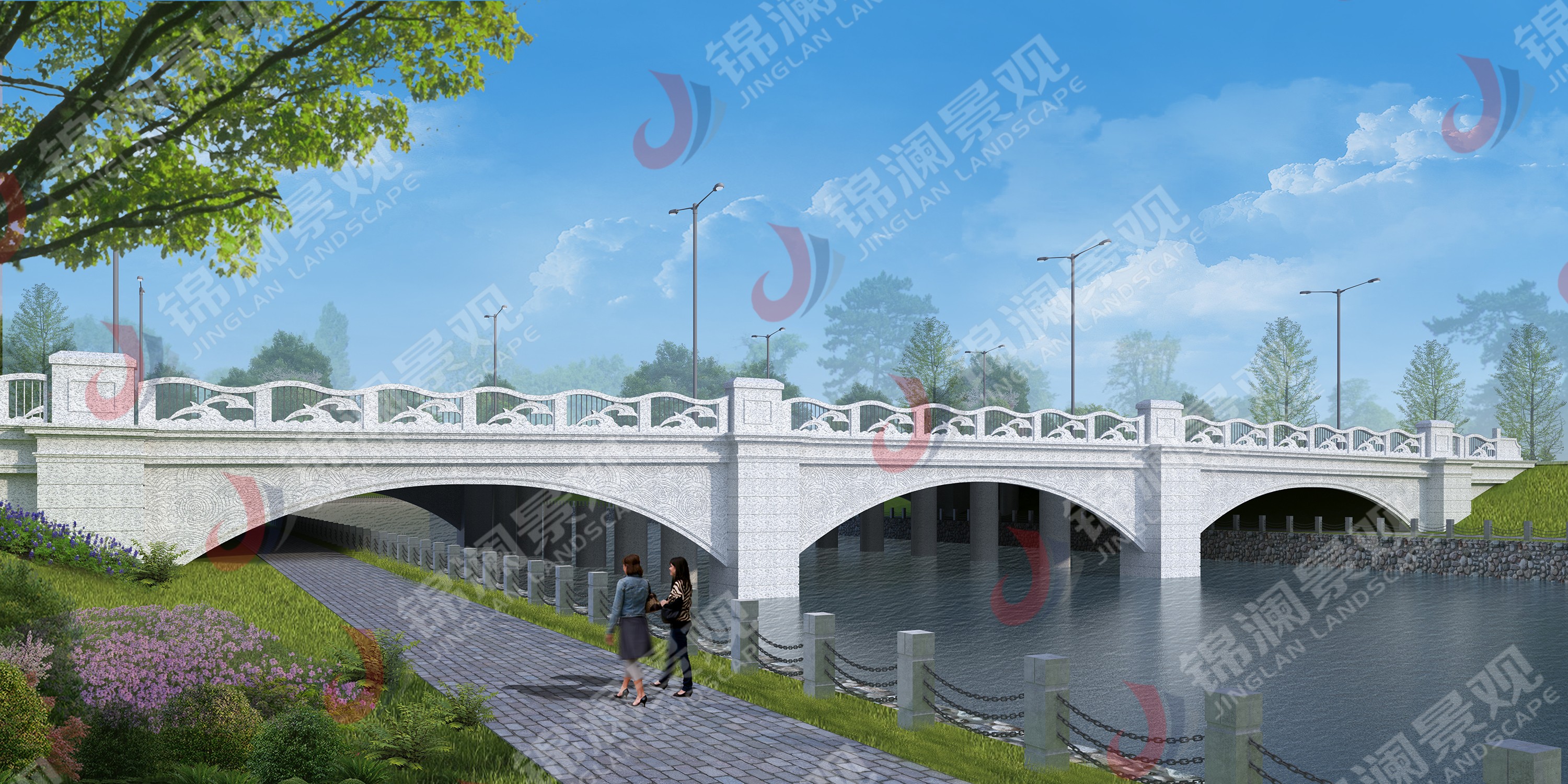 铸造石栏杆,铸造石挂板,晶铸石挂板,晶铸石栏杆,铸造石树池坐凳,泰科石树池,晶铸石,精铸石,泰科石,铸造石桥梁装饰