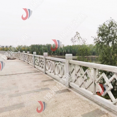 河道栏杆铸造石石木仿石景观护栏