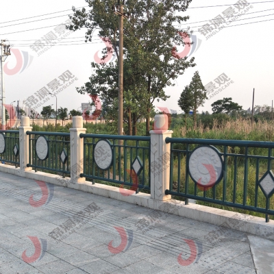 铸造石金属复合栏杆-安徽景观栏杆