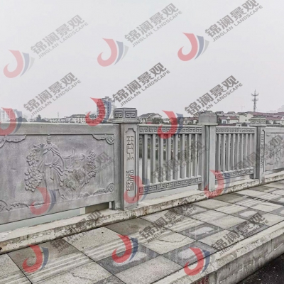 铸造石艺术栏杆