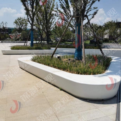 浙江人造石树池坐凳-安徽锦澜景观装饰