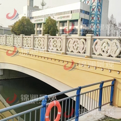 杭州铸造石装饰挂板 精铸石桥梁栏杆