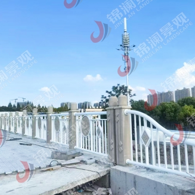 精铸石桥梁铁艺复合栏杆