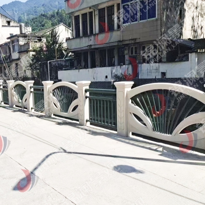 浙江新农村河道铸造石艺术栏杆