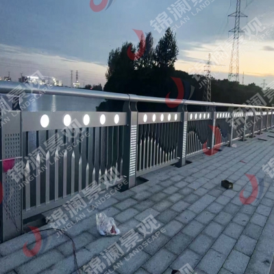铝合金桥梁人行道栏杆景观亮化