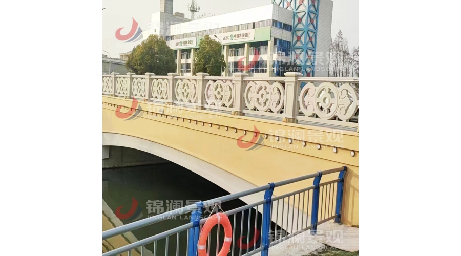 杭州铸造石装饰挂板 精铸石桥梁栏杆