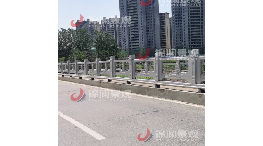 江苏泰州铸造石桥梁景观护栏