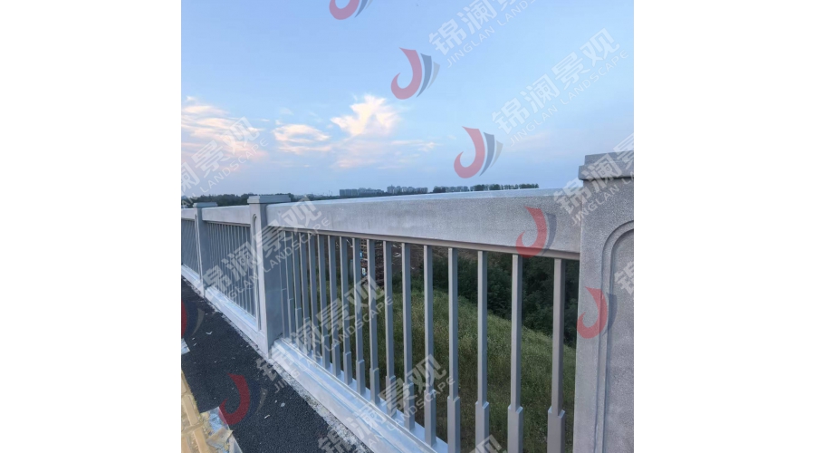 桥梁铸造水磨石复合栏杆